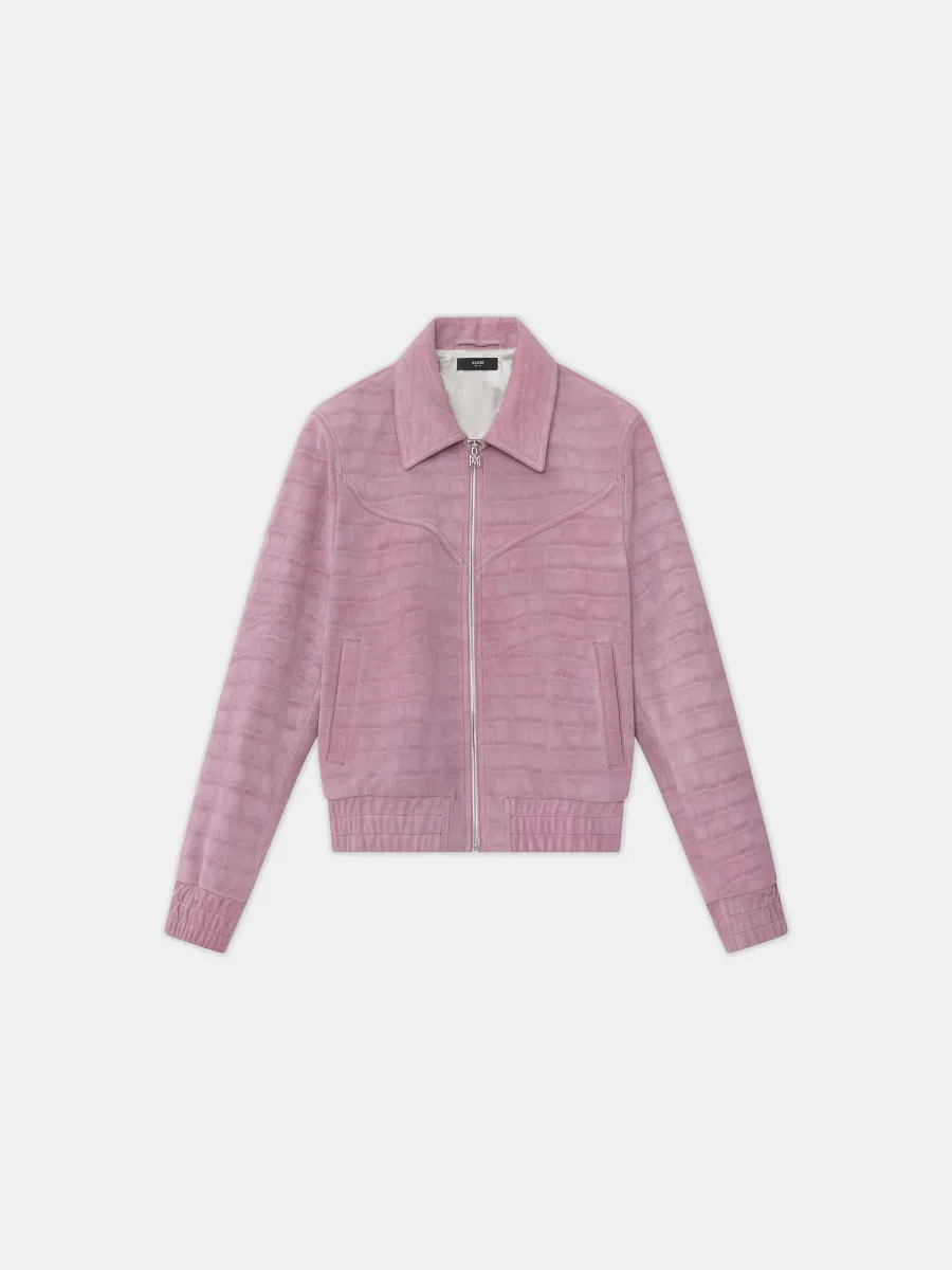WOMEN - WOMEN'S CROC SUEDE WESTERN JACKET - Dusk