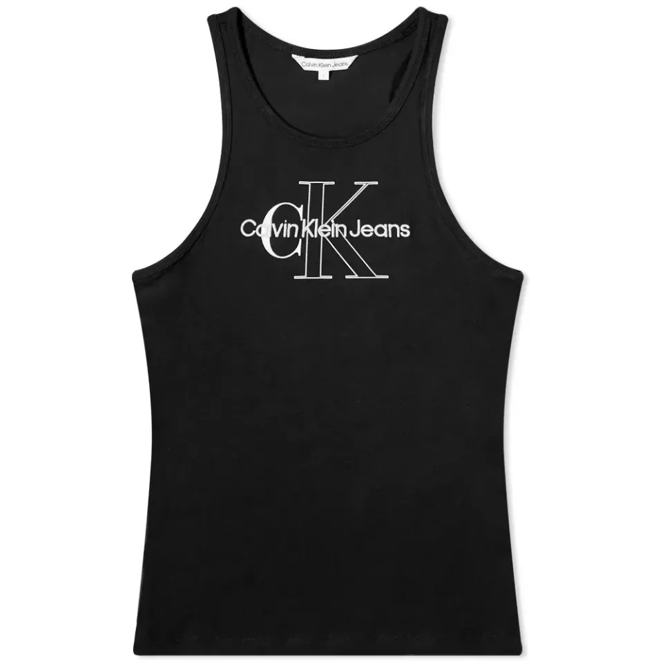 Two Tone Monogram Tank Top