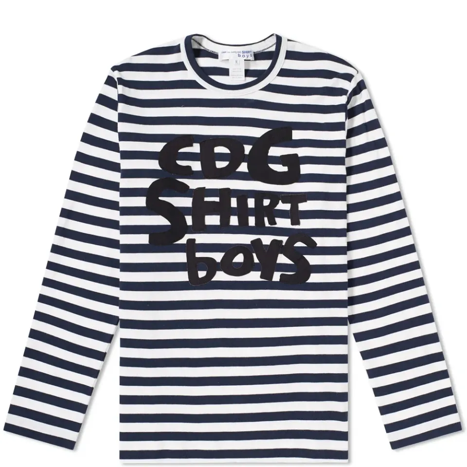 Comme des Garcons SHIRT BOYS Long Sleeve Stripe Tee