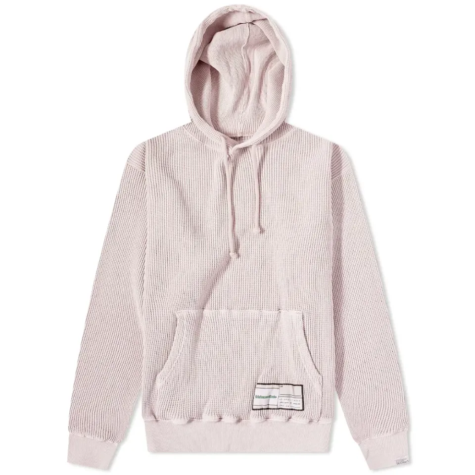 Overdyed Waffle Popover Hoody