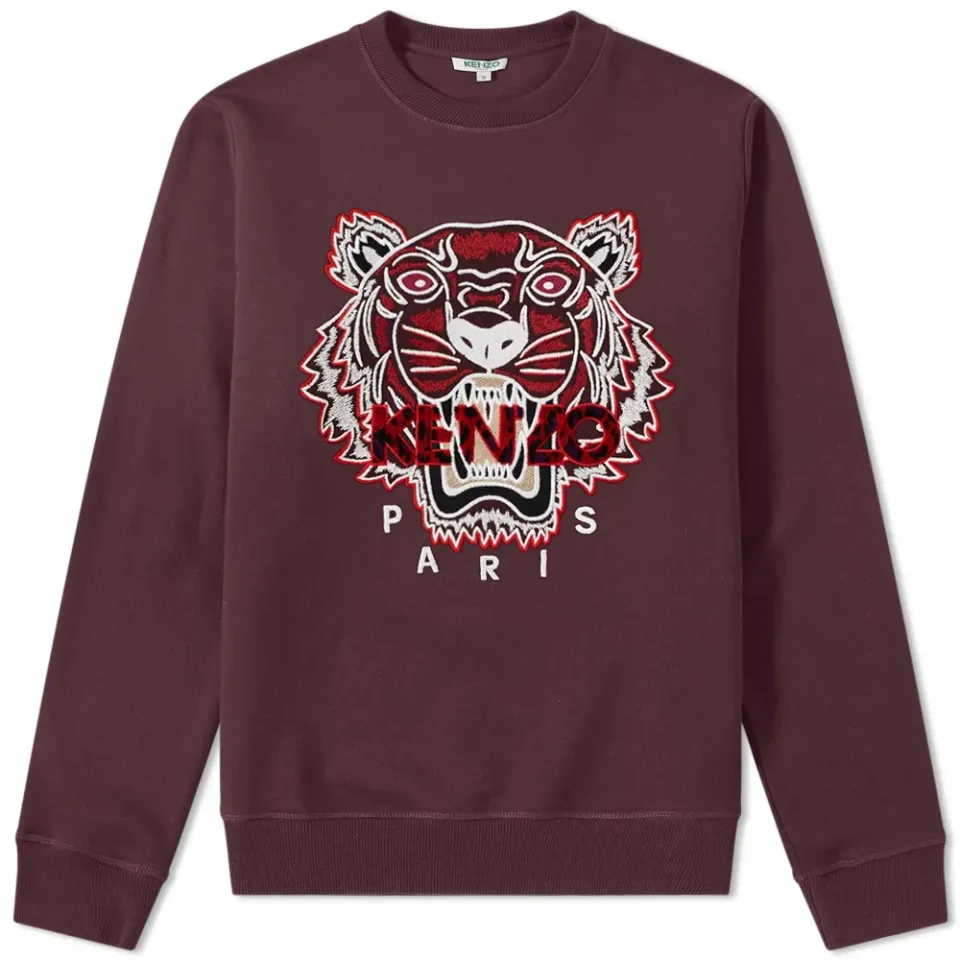 Leopard Tiger Embroidered Sweat