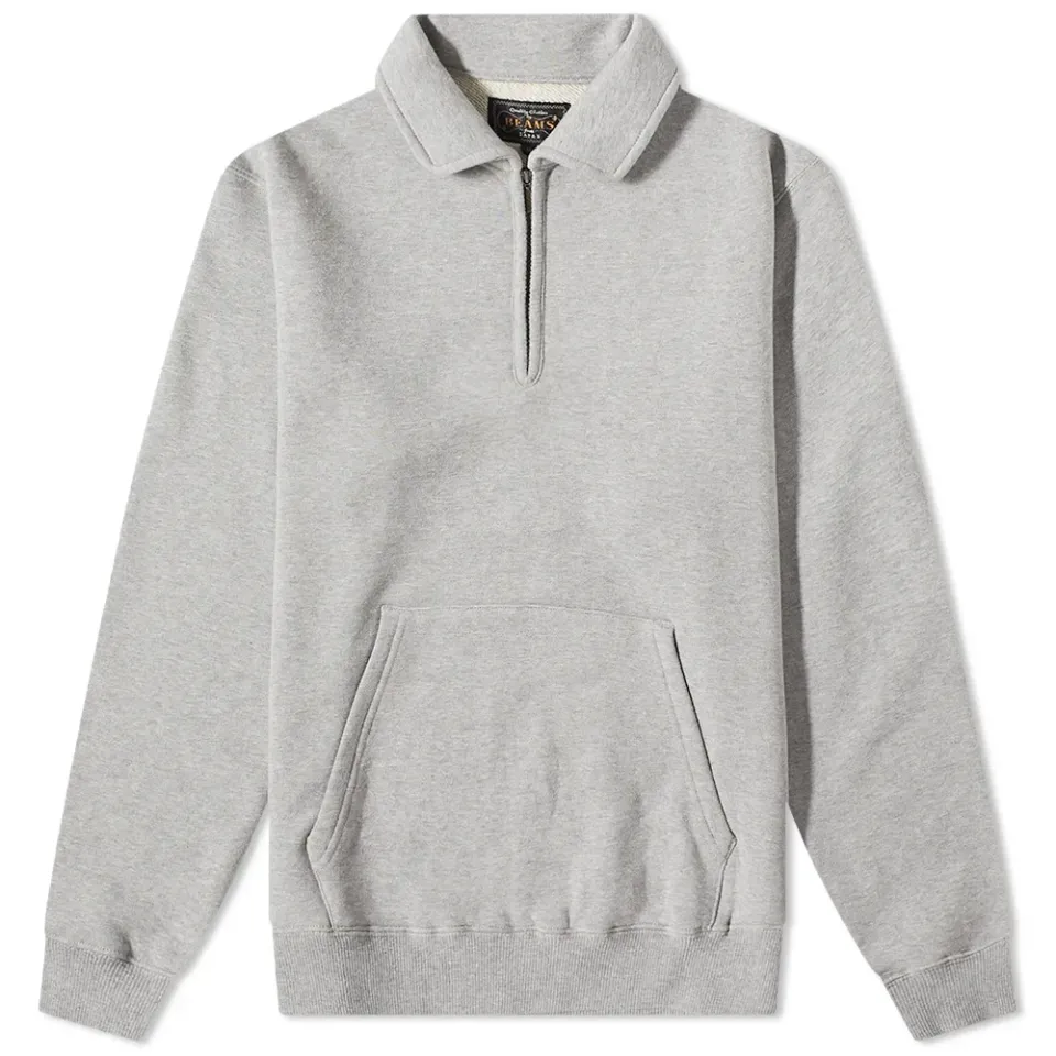 Half Zip Crew Sweat
