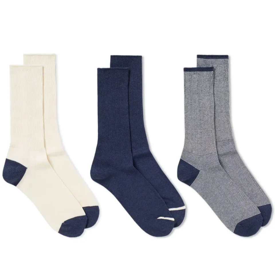 American Rib Crew Sock - 3 Pack