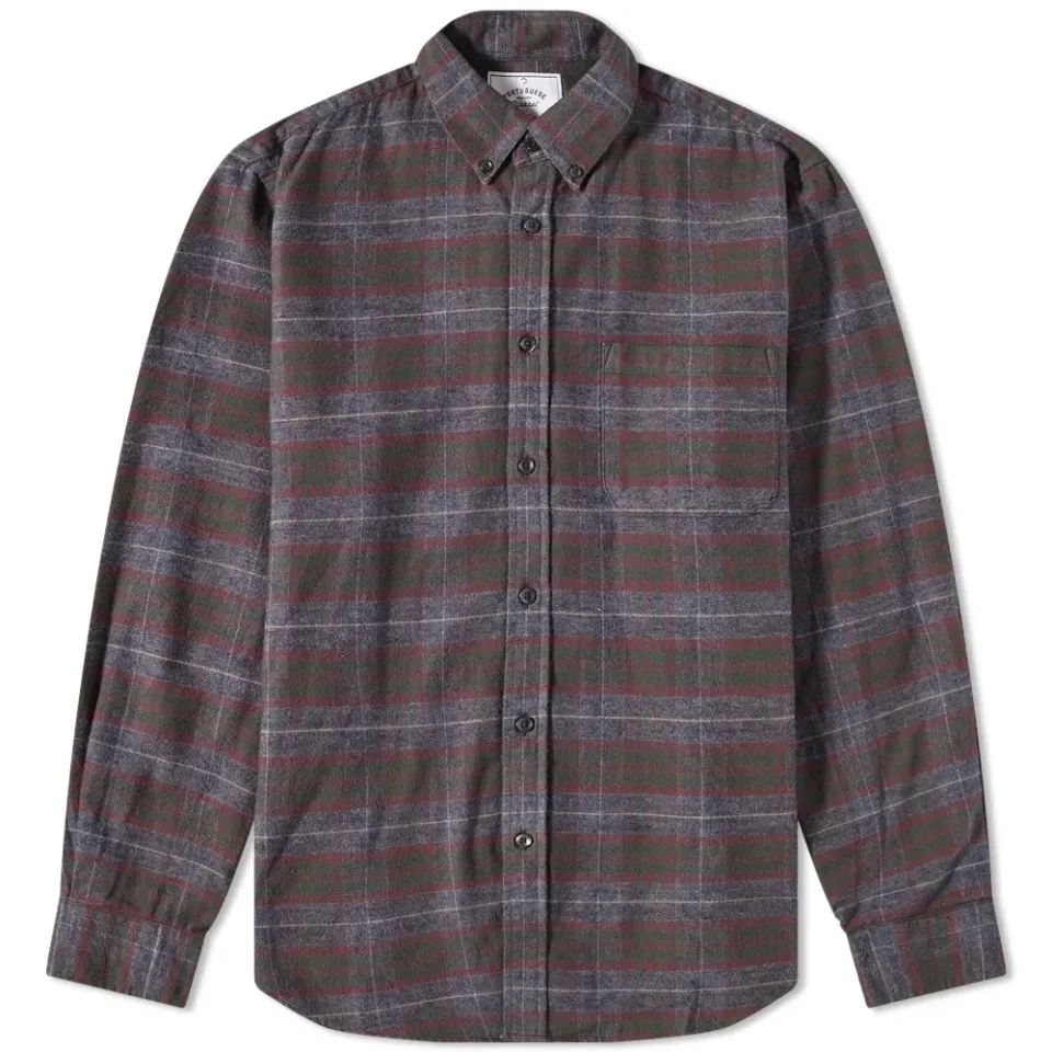 Land Button Down Check Shirt