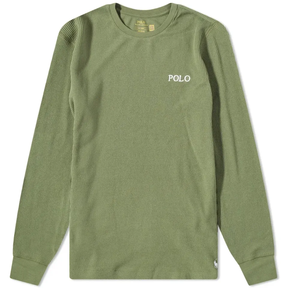 Long Sleeve Mini Waffle T-Shirt