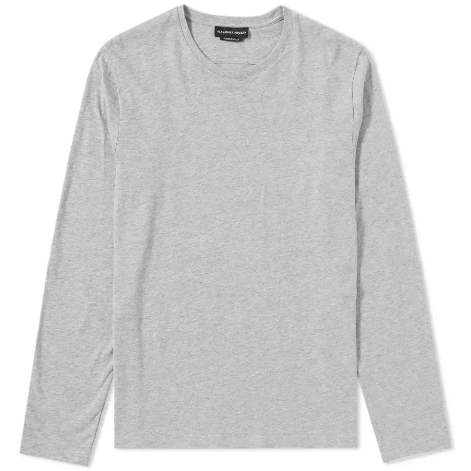 Long Sleeve Embroidered Logo Tee
