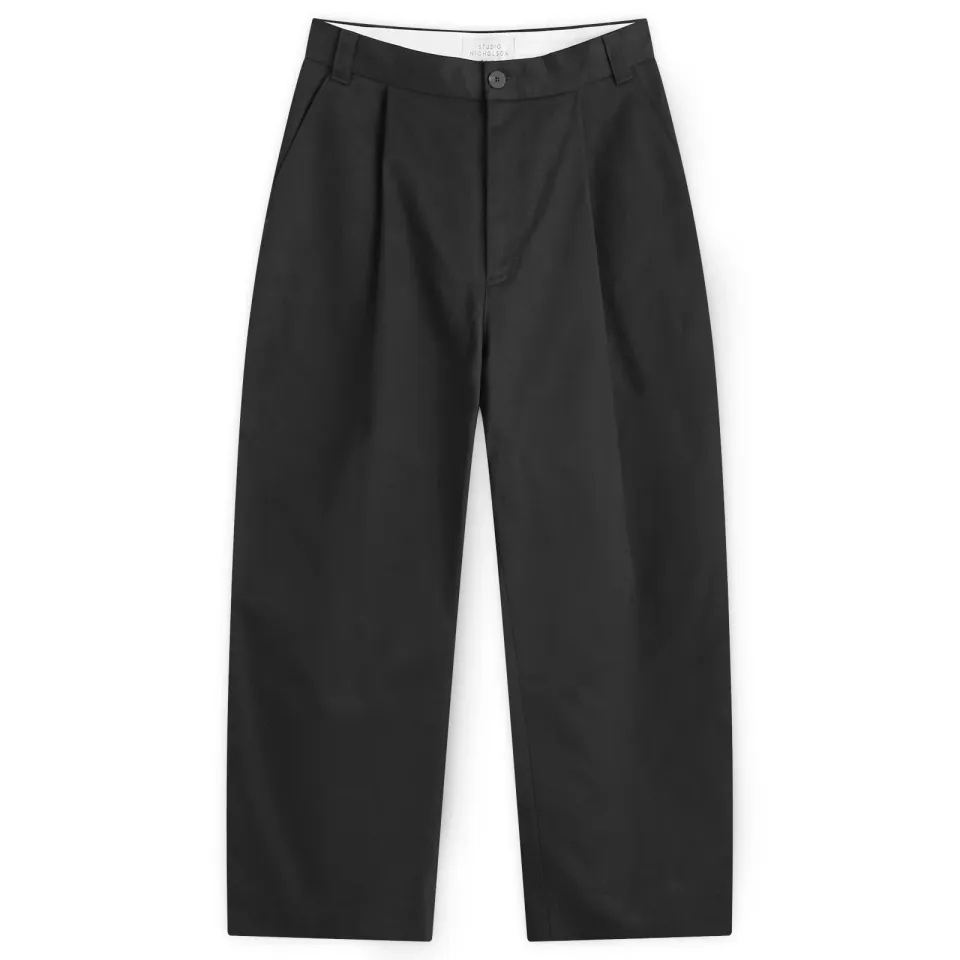 Sorte Deep Pleat Volume Twill Pant