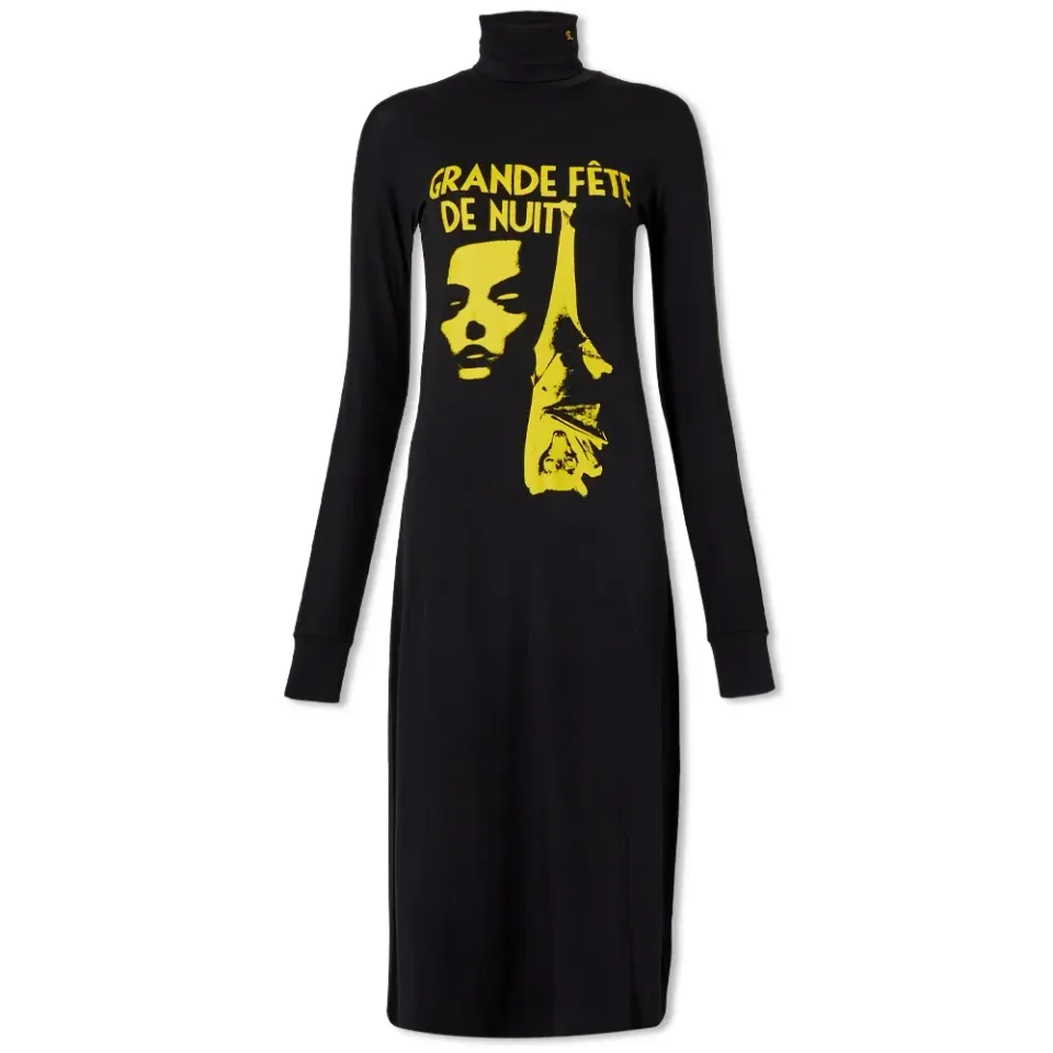 High Neck Dress