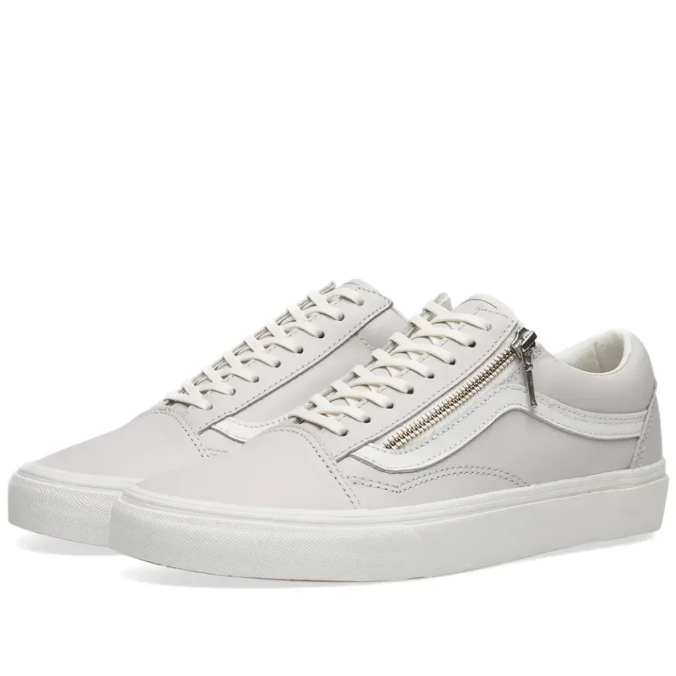 Women's Old Skool Zip Leather