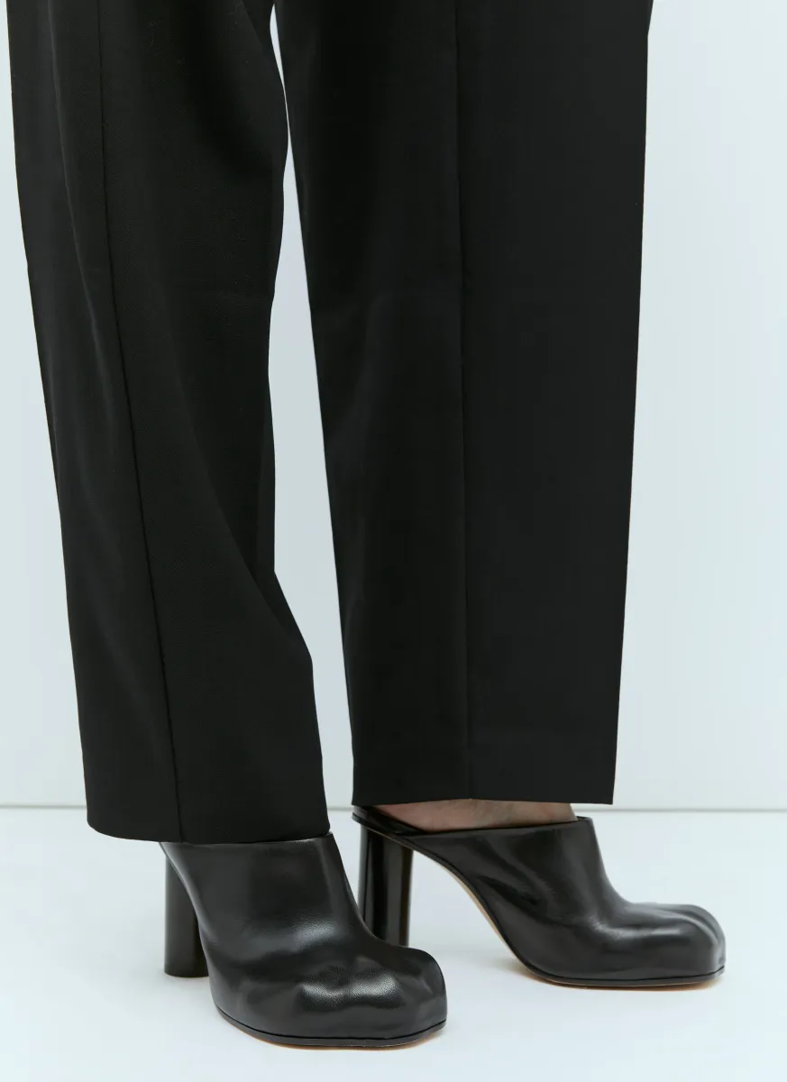 Paw Heeled Mules