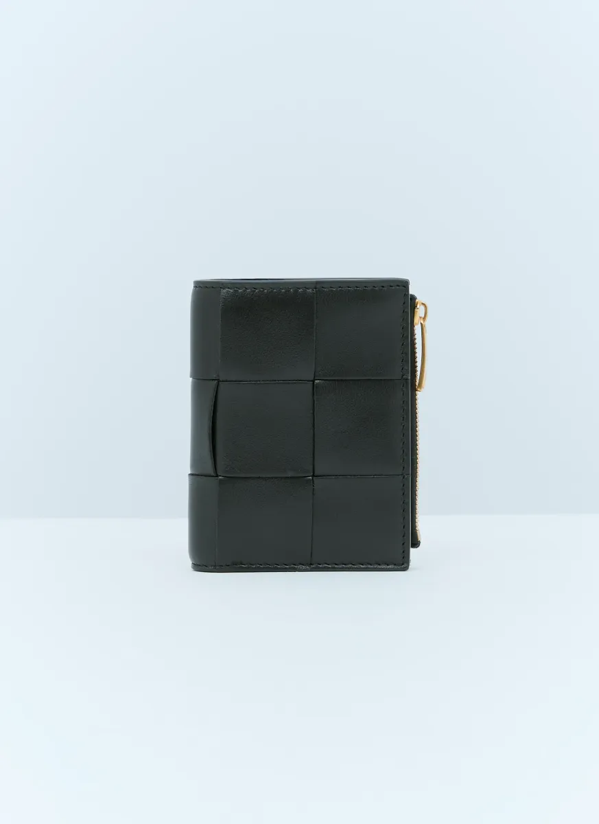 Small Cassette Bi-Fold Zip Wallet