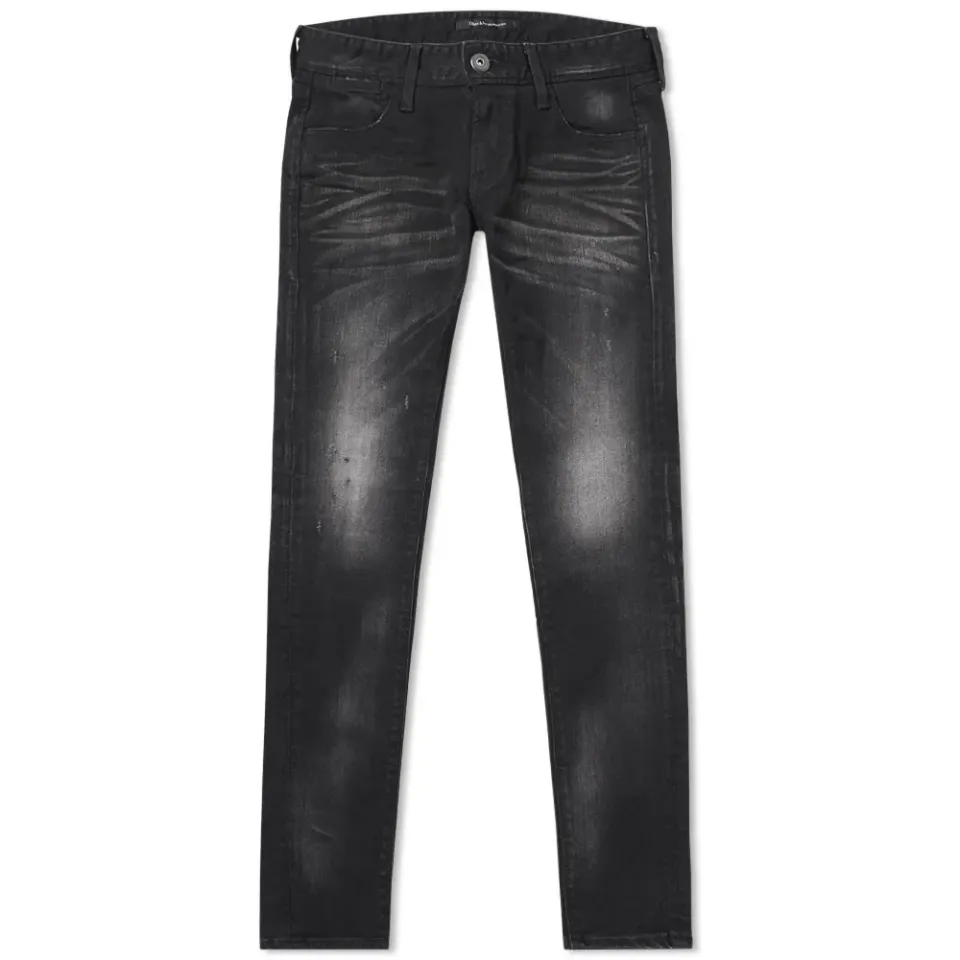 Black By Vanquish Vintage Look Stretch Skinny Jean