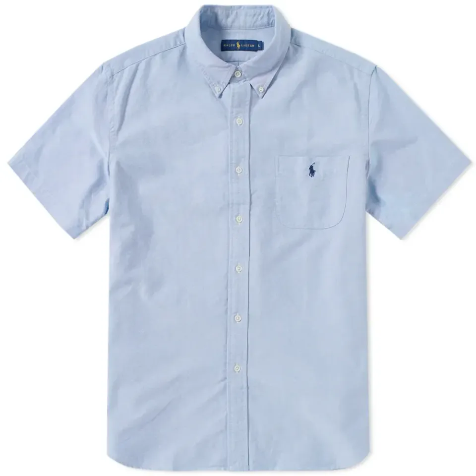 Short Sleeve Custom Fit Oxford Shirt
