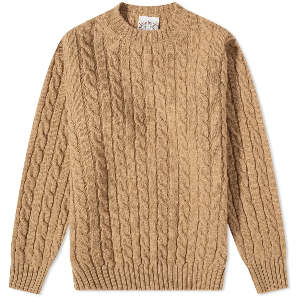 Jamieson's of Shetland Cable Crew Knit
