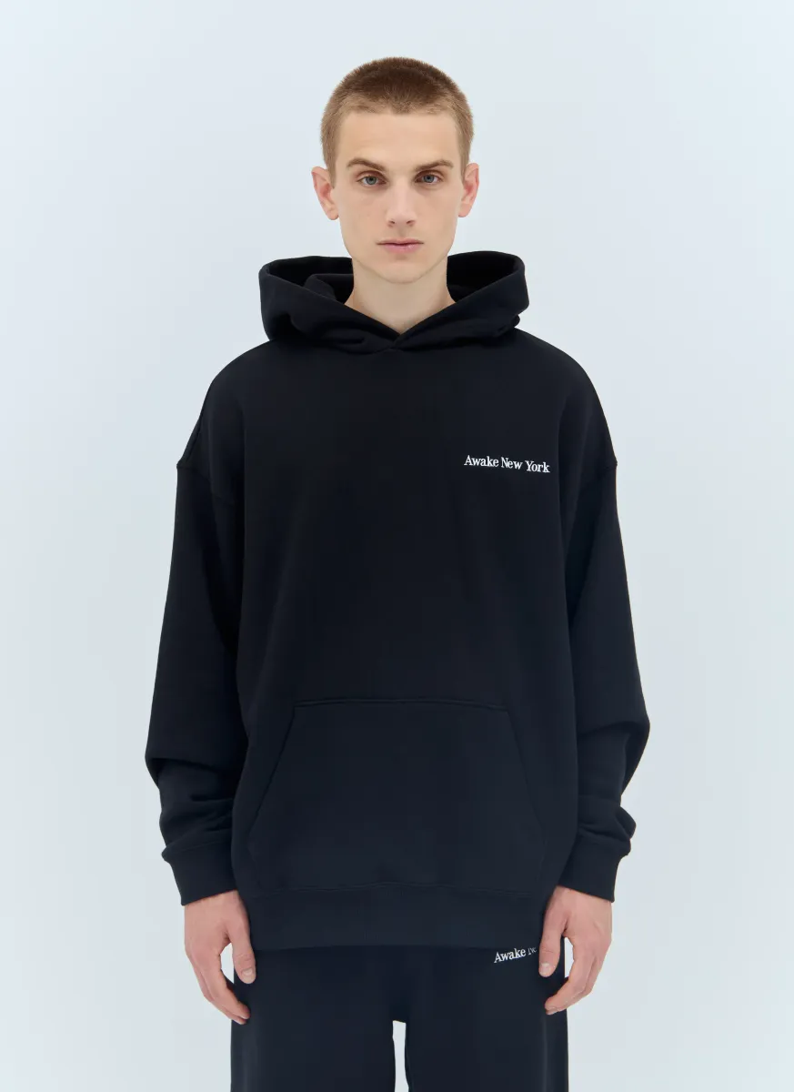Serif Hooded Sweatshirt