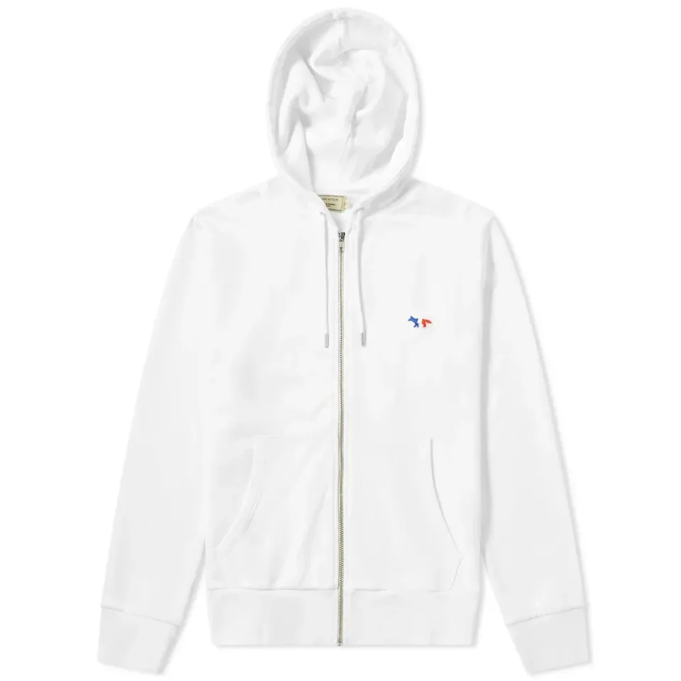 Maison Kitsuné Tricolour Fox Zip Hoody