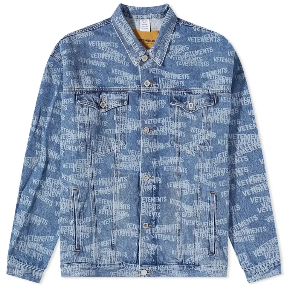 Stamped Logo Denim Jacket