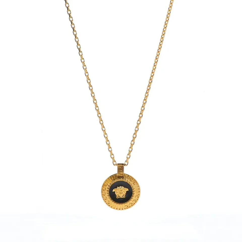 Small Medusa Medallion Necklace