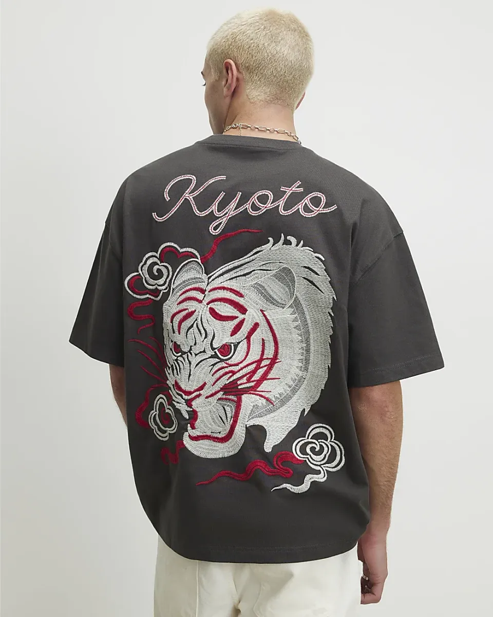 Cotton Embroidered Kyoto T-Shirt