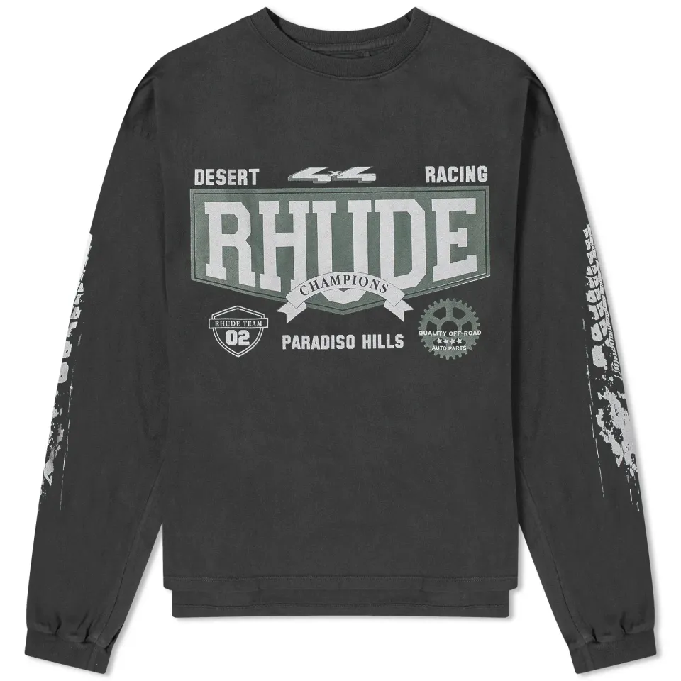 Long Sleeve Rhude 4X4 T-Shirt