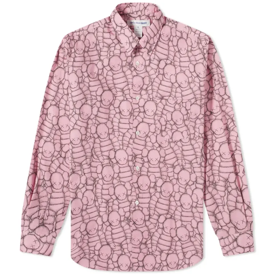 Comme des Garcons SHIRT x KAWS Print Cotton Poplin Shirt