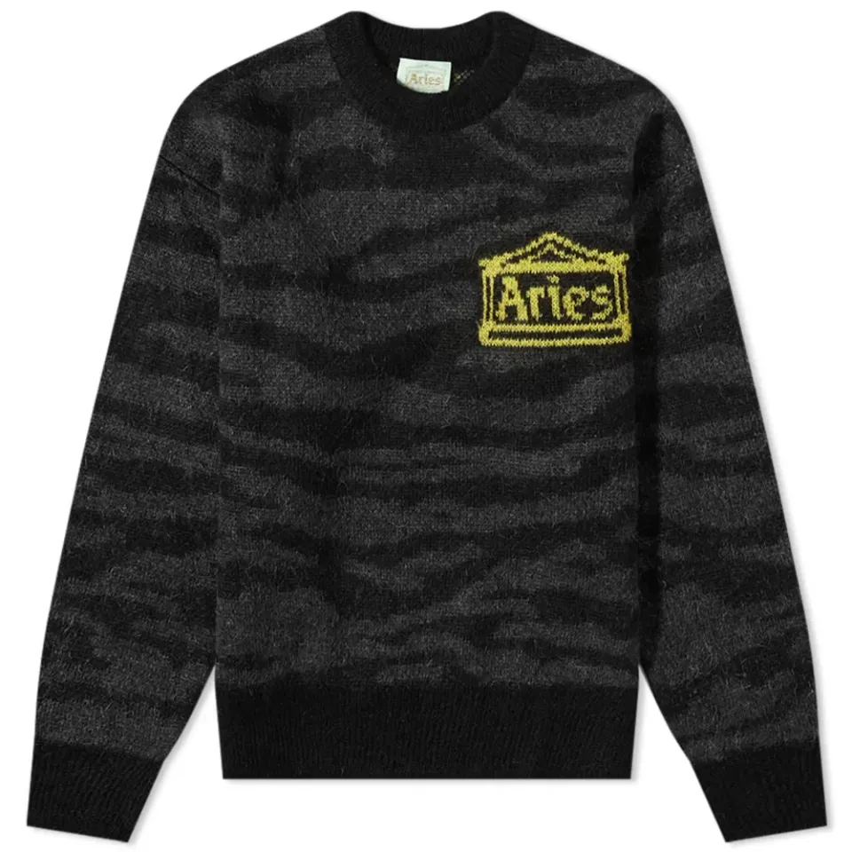 Kurt Zebra Crew Knit