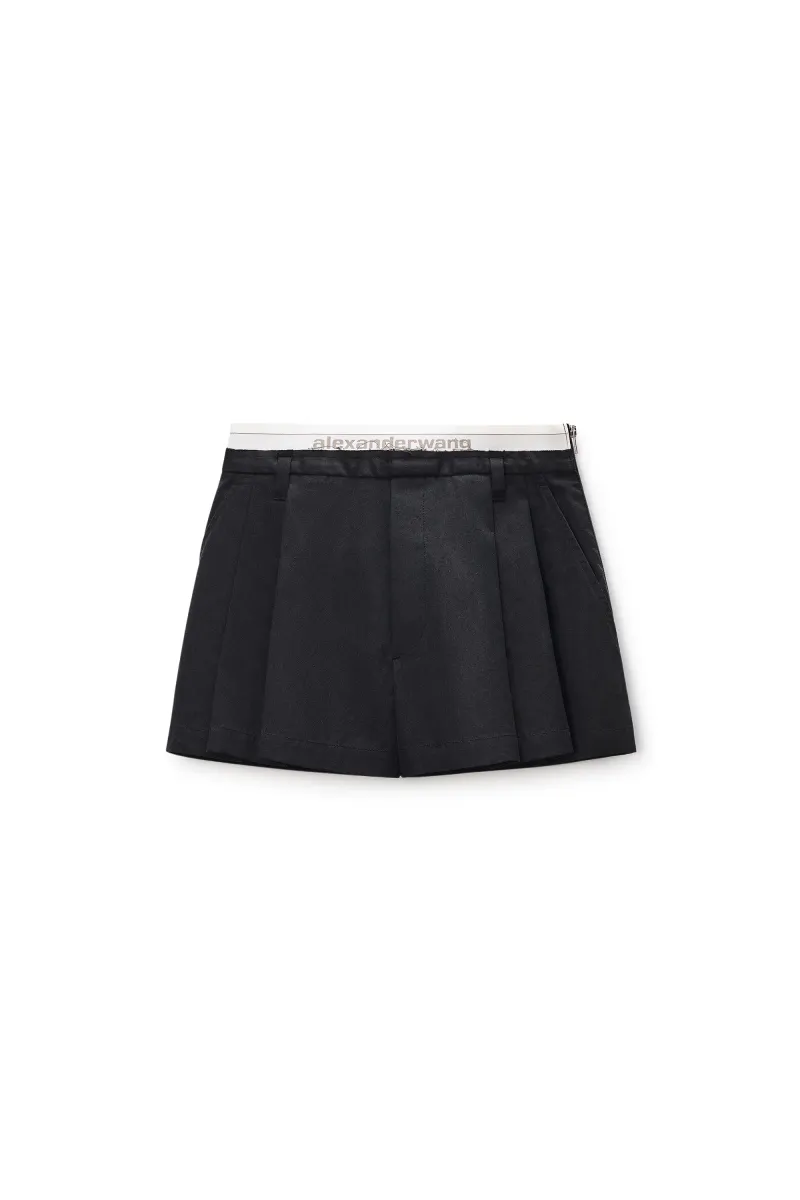 LOGO ELASTIC HIGH-RISE SHORT