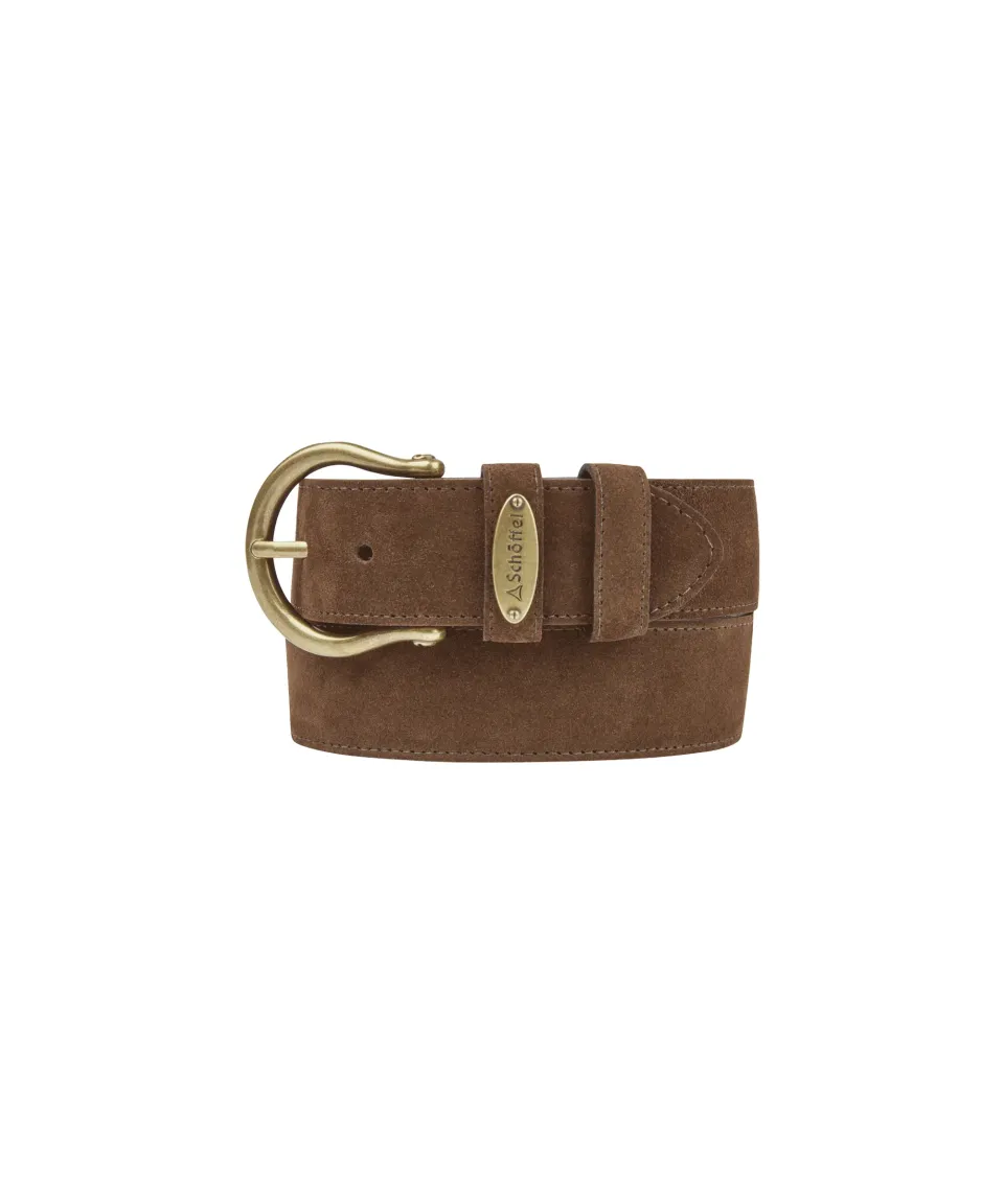Dovedale Suede Belt - Chocolate Suede