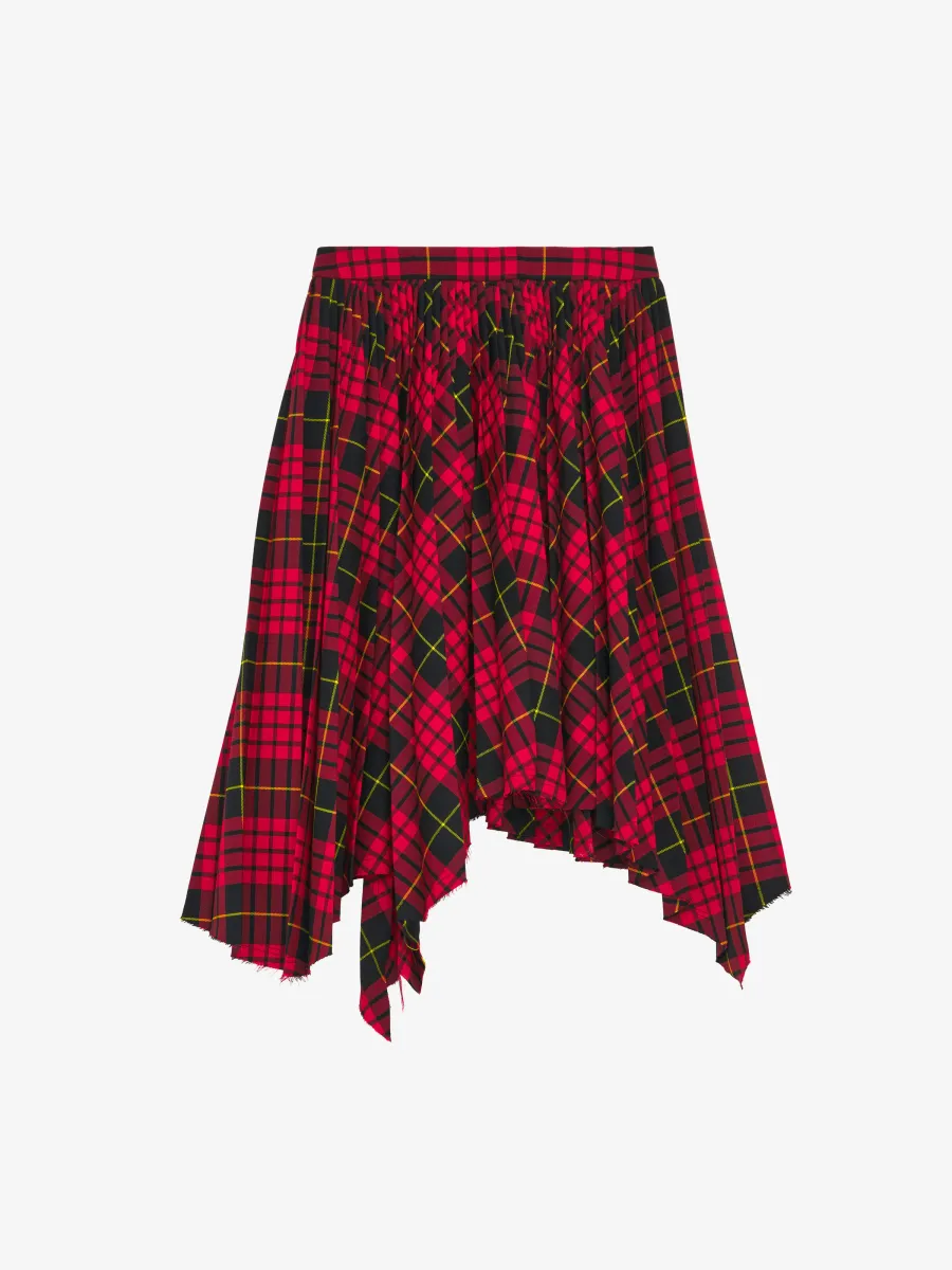 MacQueen Tartan Asymmetric Skirt