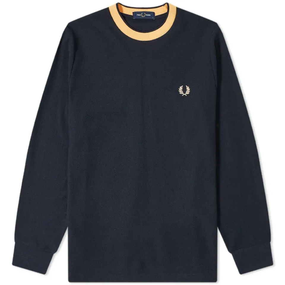 Long Sleeve Crepe Jersey T-Shirt