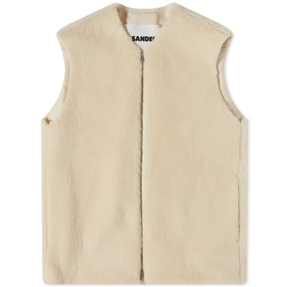 Wool Fleece Zip Gilet