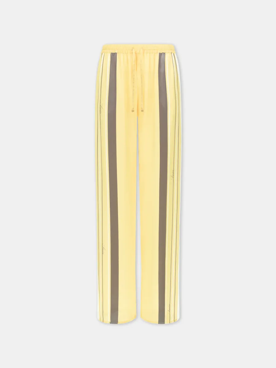 WOMEN - WOMEN'S STRIPED PANT - Citrine