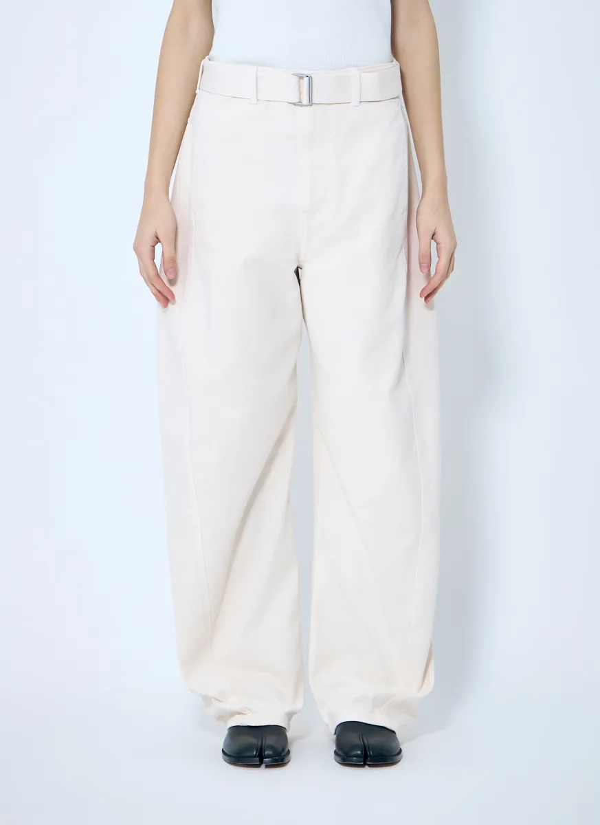Belted Twisted Pants