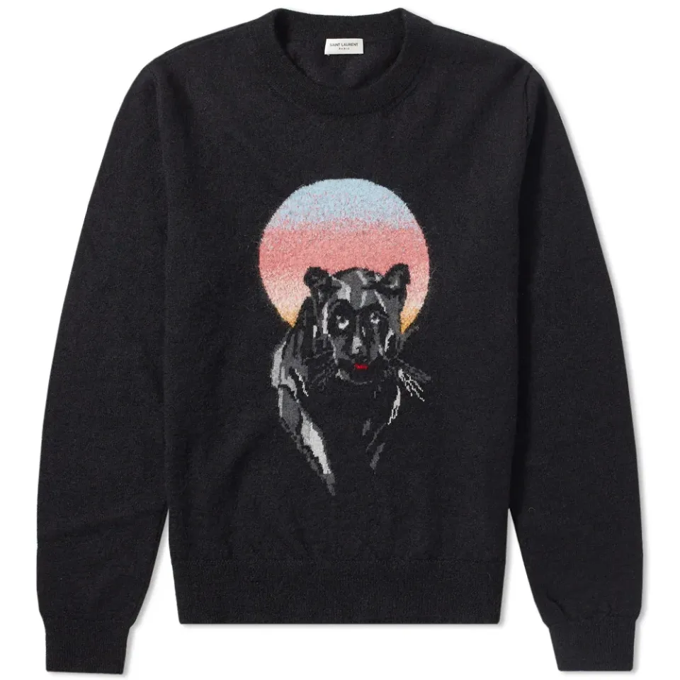 Panther Crew Knit