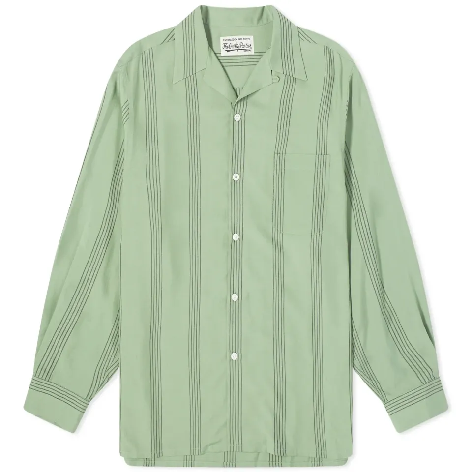 Long Sleeve Stripe Vacation Shirt