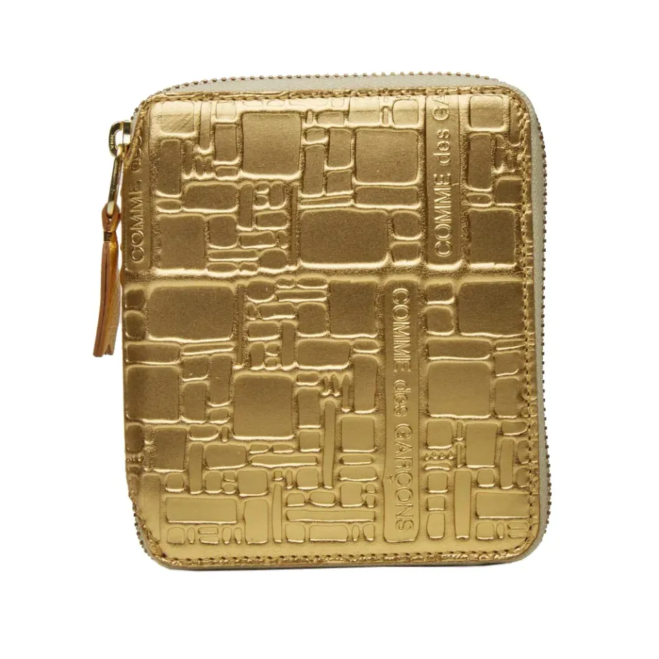 Comme des Garcons SA2100EG Embossed Logo Wallet