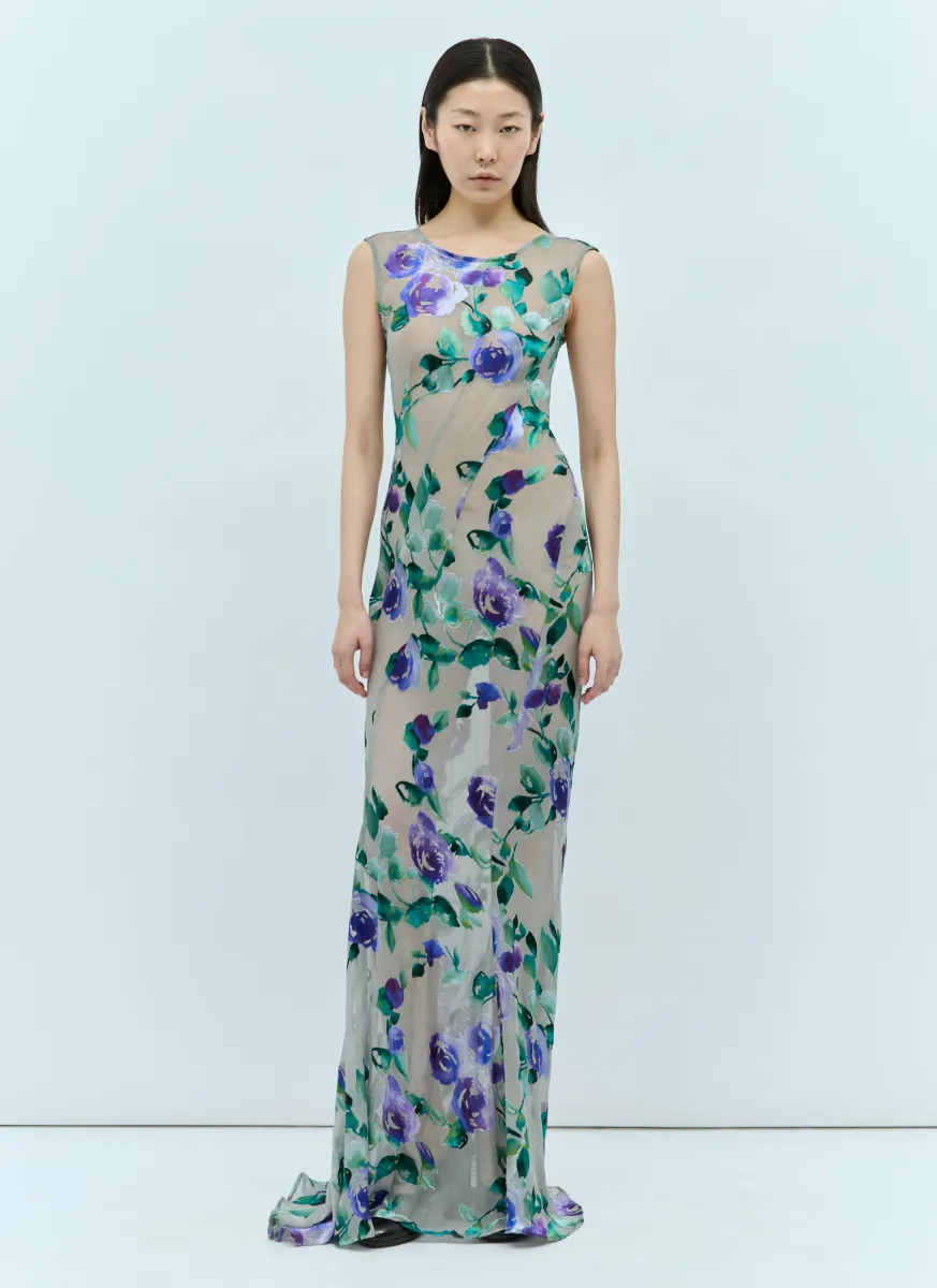 Devona Floral Maxi Dress
