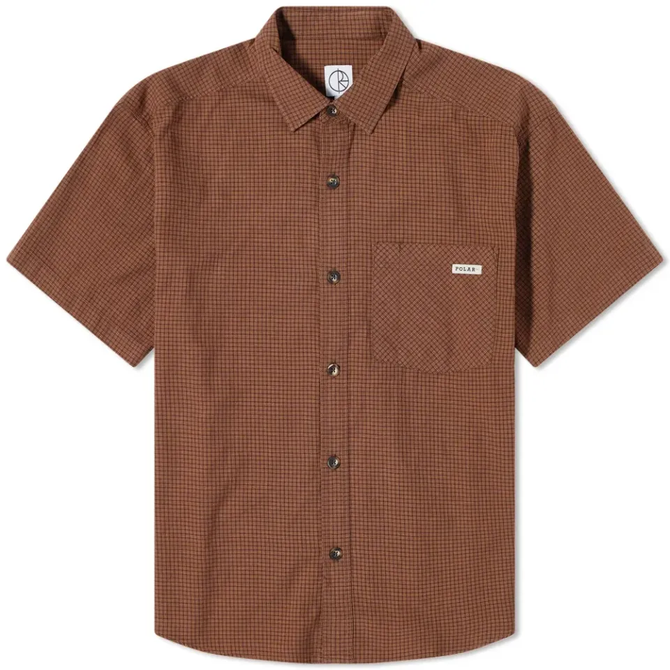Polar Skate Co. Short Sleeve Mitchell Check Shirt