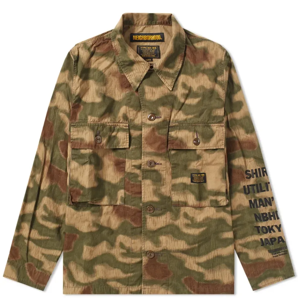 Military Utility Shirt Jacket