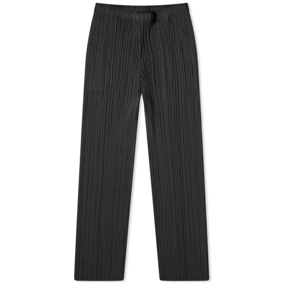 Basics Pleats Straight Trousers