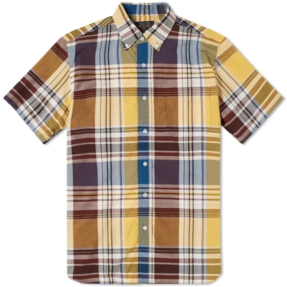 Short Sleeve Big Check Shirt