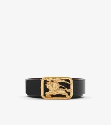 Reversible Leather Rider Belt​ in Black/hazel brown