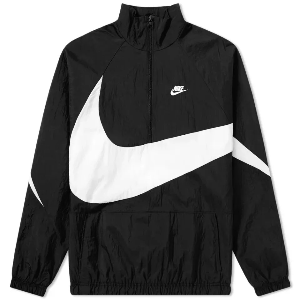 Swoosh Half Zip Woven Jacket