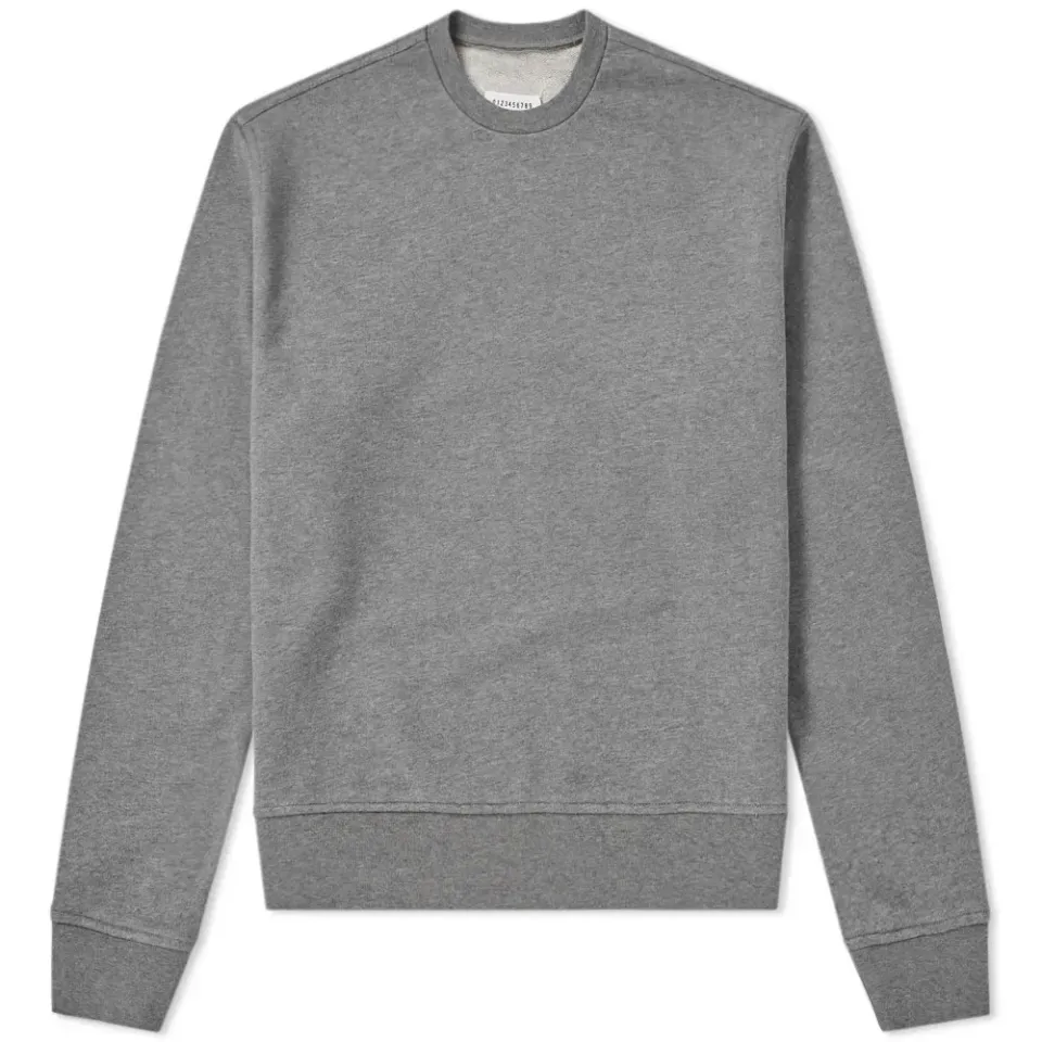 14 Cut Out Elbow Patch Crew Sweat
