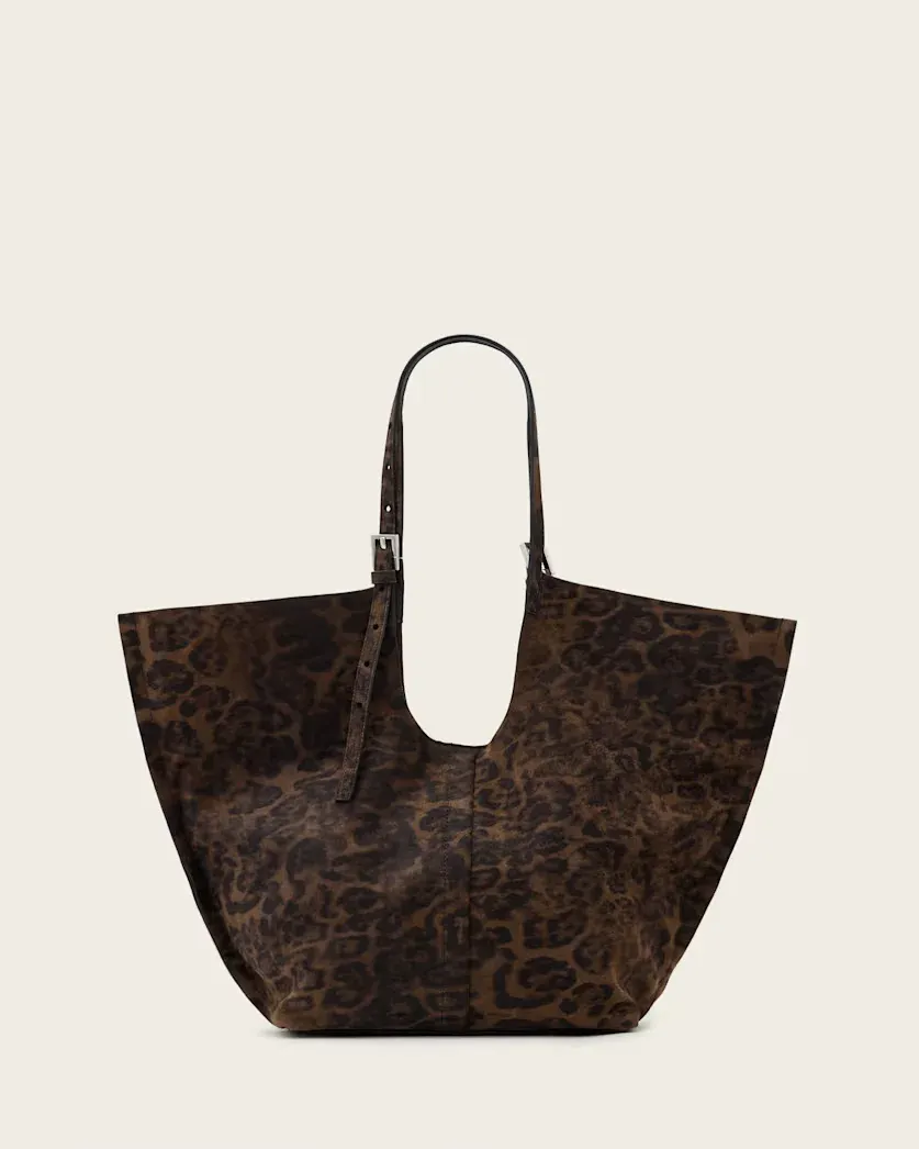 Ara Leopard Print Tote Bag