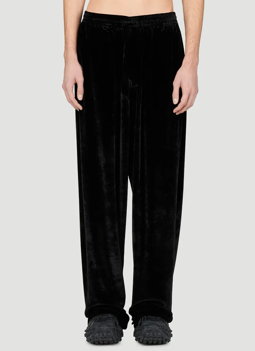 Velour Track Pants