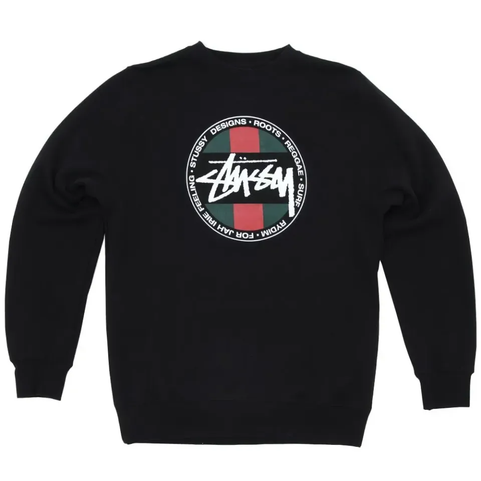 Stripe Dot Crew Fleece