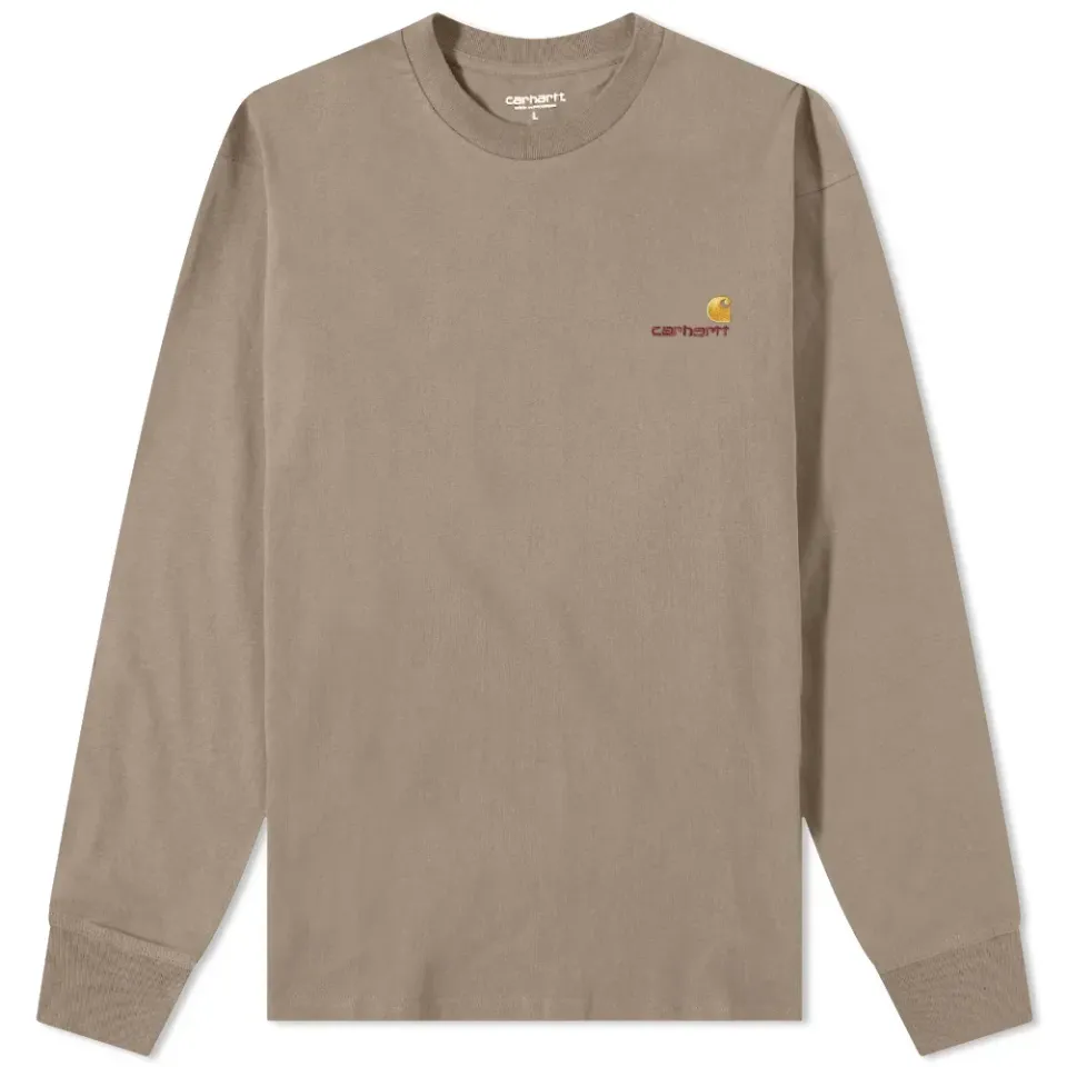 Long Sleeve American Script T-Shirt
