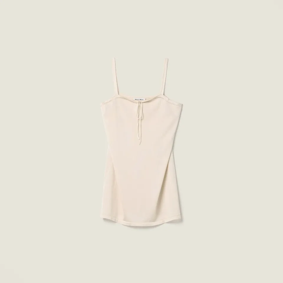 Silk mini-dress