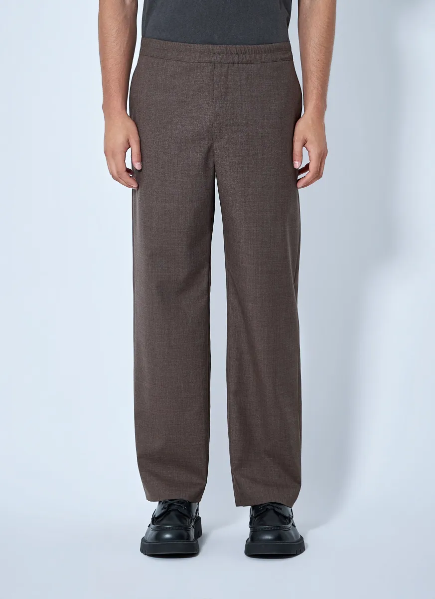 Ari Wool Wide-Leg Pants
